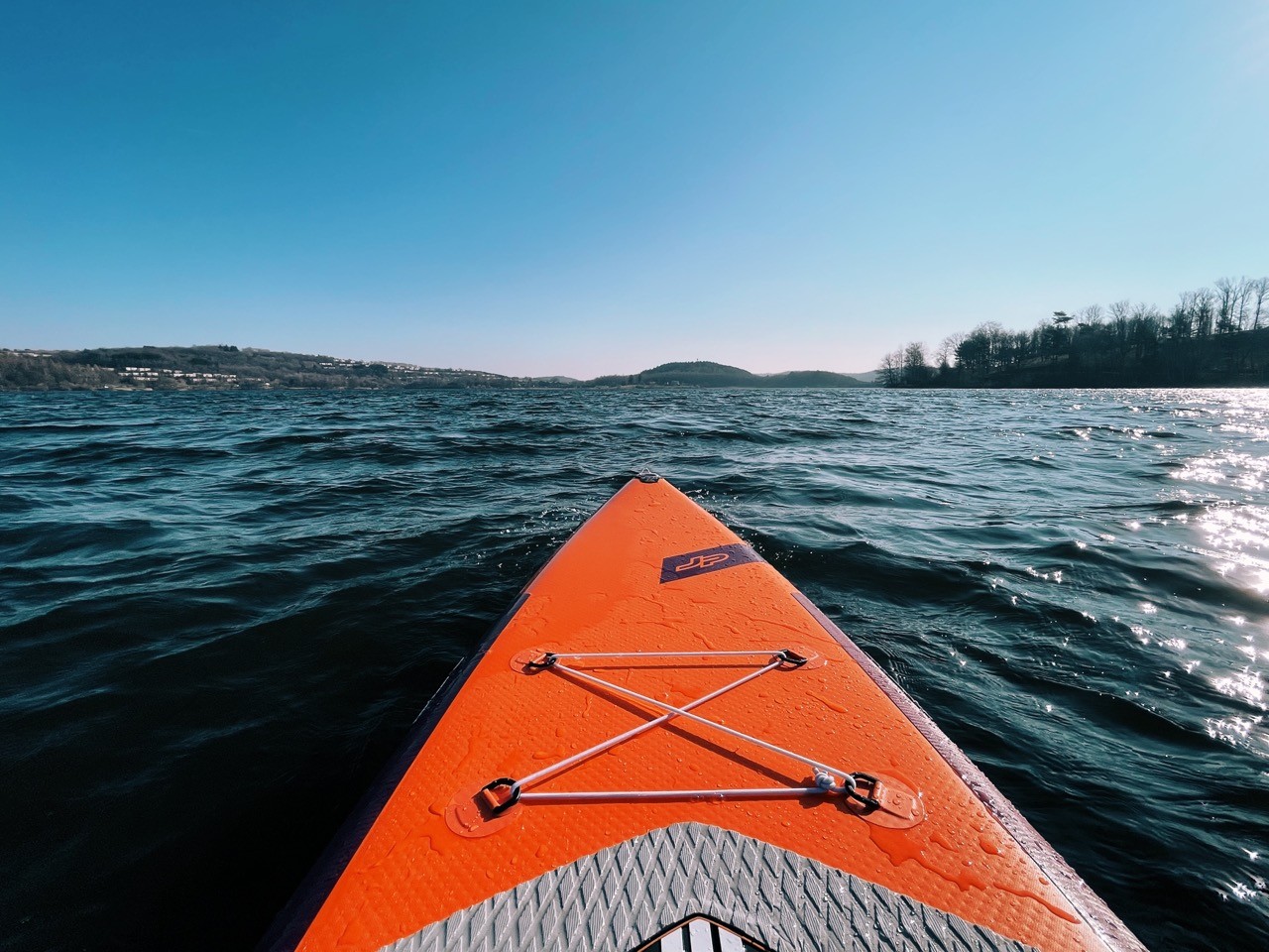 Training auf dem Bostalsee. Frühjahr 2022